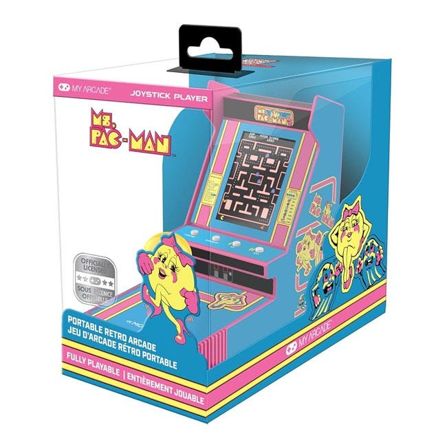 MY ARCADE MS PACMAN PORTABLE RETRO ARCADE