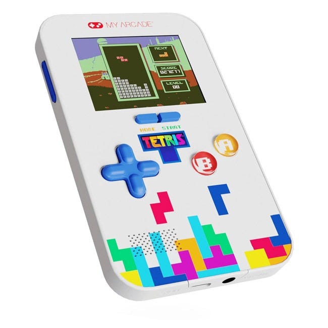 MY ARCADE GO GAMER TRAVEL CASE TETRIS PORTABLE GAMING SYSTEM