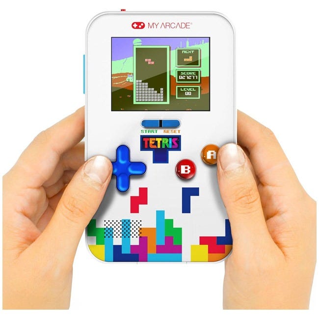 MY ARCADE GO GAMER TRAVEL CASE TETRIS PORTABLE GAMING SYSTEM