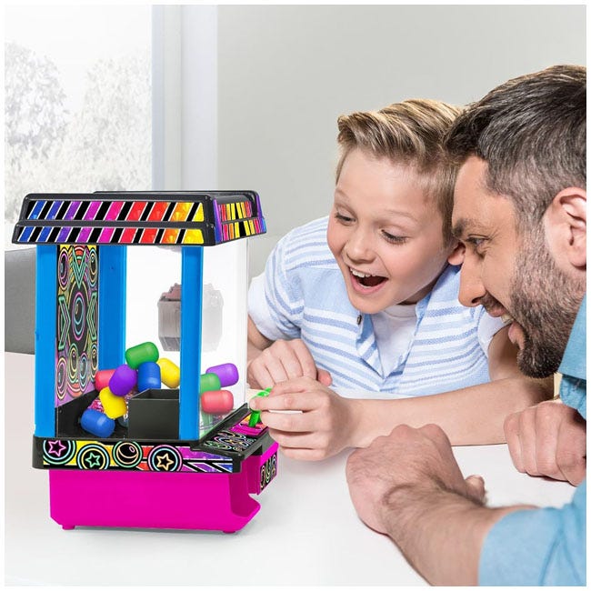 MERCHANT AMBASSADOR ELECTRONIC CLAW CRANE HYPER NEON GAME