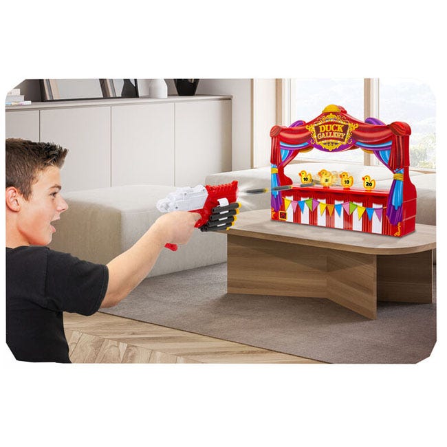 MERCHANT AMBASSADOR ELECTRONIC ARCADE DUCK SHOOTING GALLERY