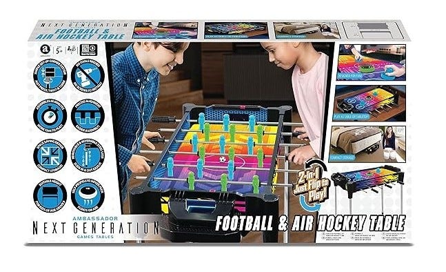 MERCHANT AMBASSADOR 27-INCH 2IN1 REVERSIBLE FOOSBALL SOCCER
