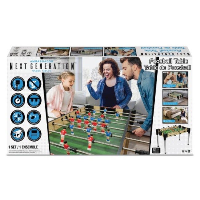 MERCHANT AMBASSADOR 48-INCHES TABLETOP FOOSBALL/SOCCER