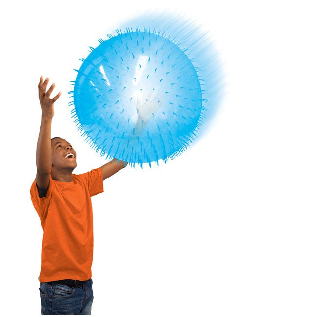 SUPER WUBBLE BUBBLE WACKY BUBBLE BALL BLUE