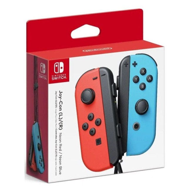 NINTENDO SW JOY-CON (L/R) - NEON RED/NEON BLUE