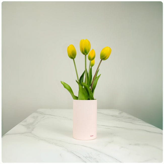 NODITO TULIP 5 STEMS WITH SACHET YELLOW FLORAL SCENT