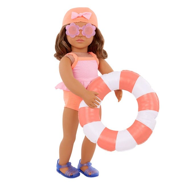 OUR GENERATION FLOATY FUN BATHING SUIT OUTFIT