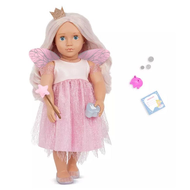 OUR GENERATION TWINKLE ACTIVITY TOOTH FAIRY DOLL