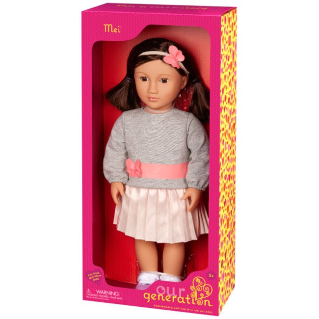 OUR GENERATION MEI WITH PLEATED SKIRT DOLL