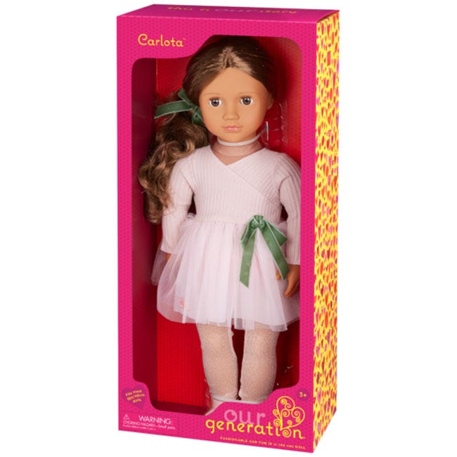 OUR GENERATION CARLOTA WITH BALLET OUTFIT DOLL