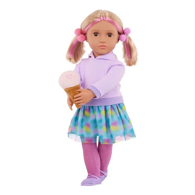 OUR GENERATION ANDY 18-INCH ICE CREAM ACTIVITY DELUXE DOLL