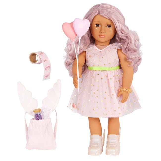 OUR GENERATION BIRTHDAY WISHES ACTIVITY DOLL