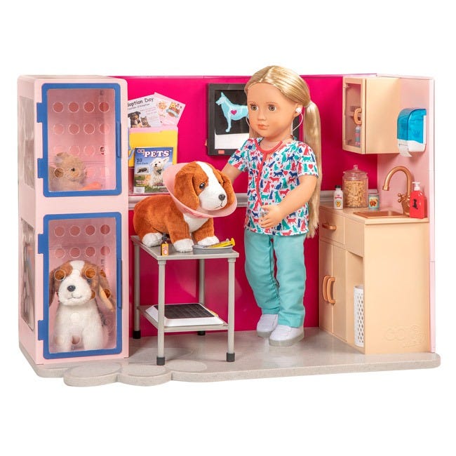 OUR GENERATION HEALTHY PAWS VET CLINIC PLAYSET