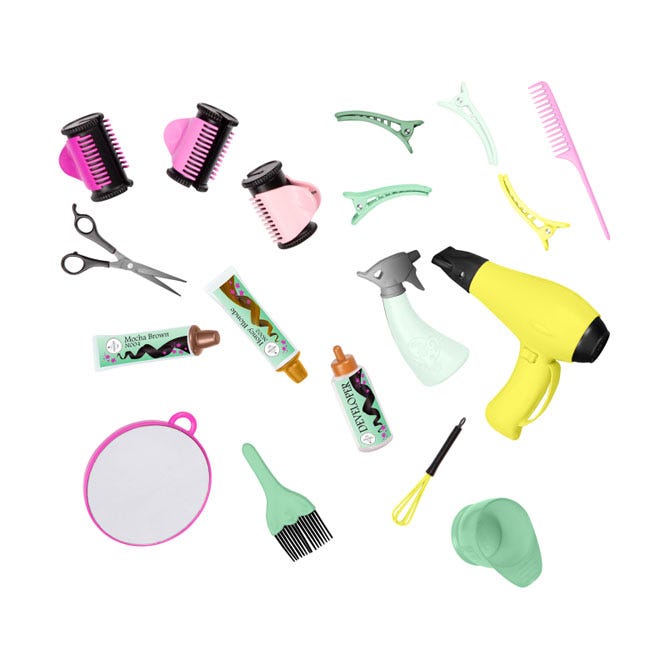 OUR GENERATION SALOON CART ACCESSORIES SET