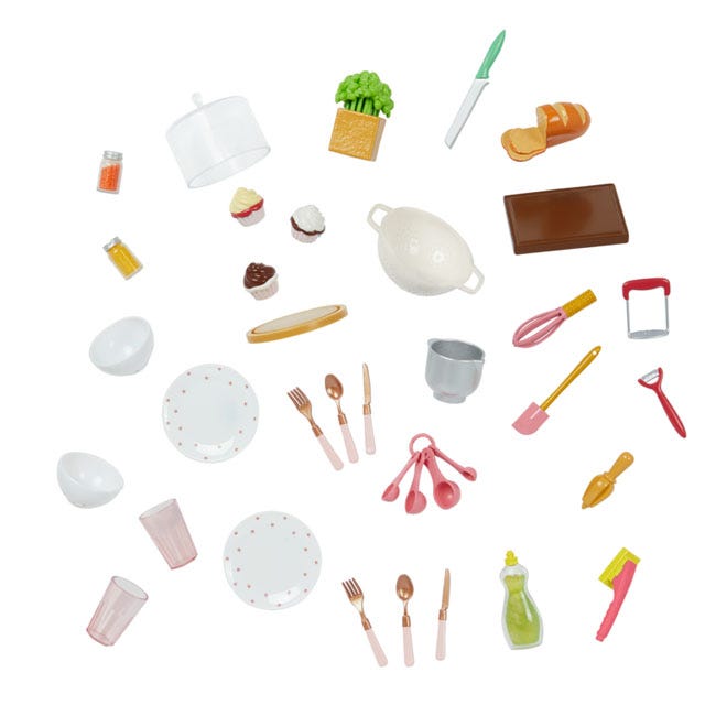 OUR GENERATION COOKING ISLAND KITCHEN PLAYSET