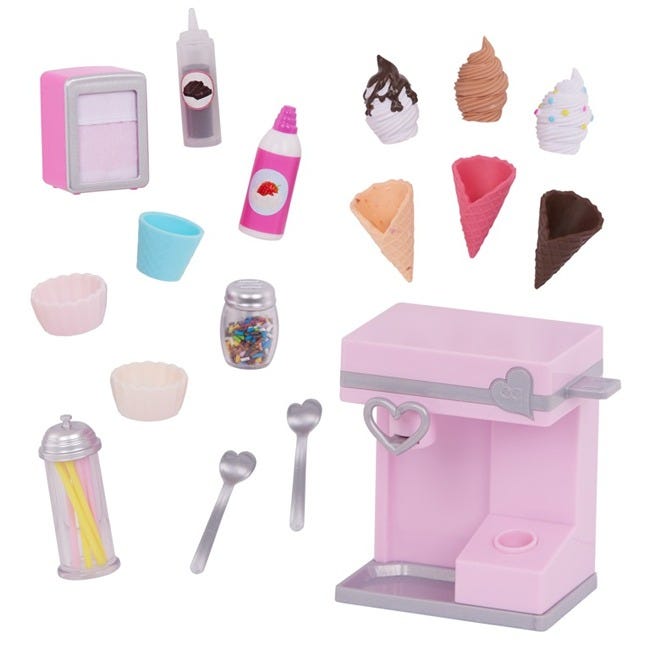 OUR GENERATION ICE CREAM MACHINE PLAYSET