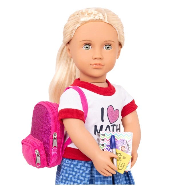 OUR GENERATION SCHOOL SMARTS BAG ACCESSORY SET