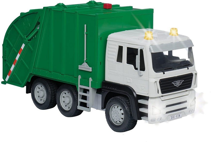 DRIVEN RECYCLING TRUCK