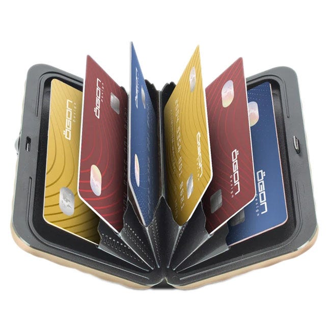 OGON LADY CASE ANODISED ALUMINUM BLACK