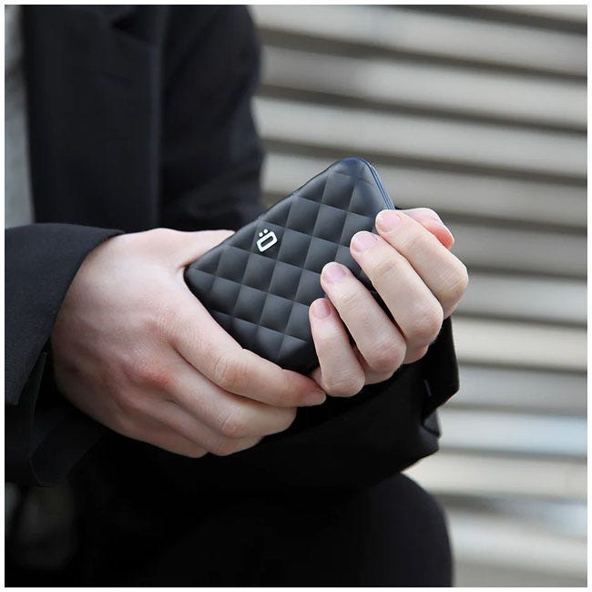 OGON LADY CASE ANODISED ALUMINUM BLACK