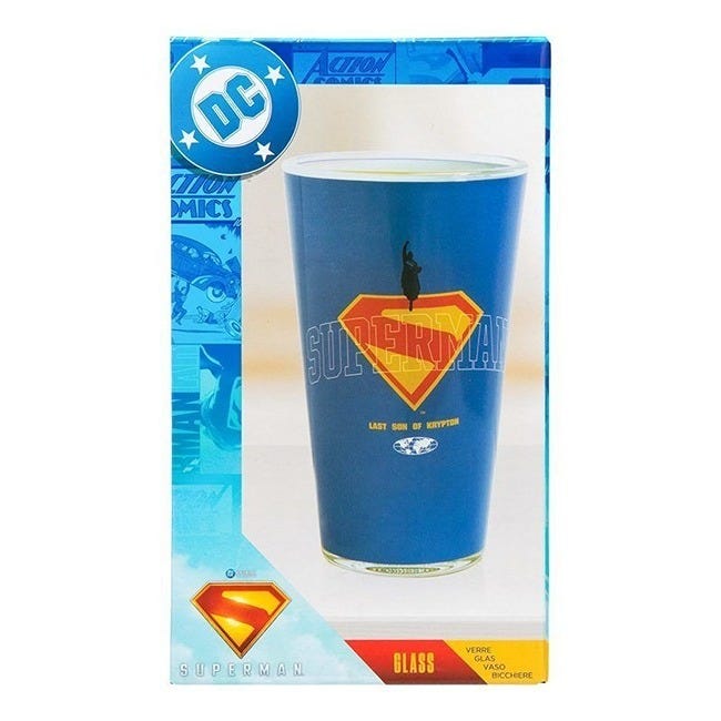 PALADONE SUPERMAN GLASS
