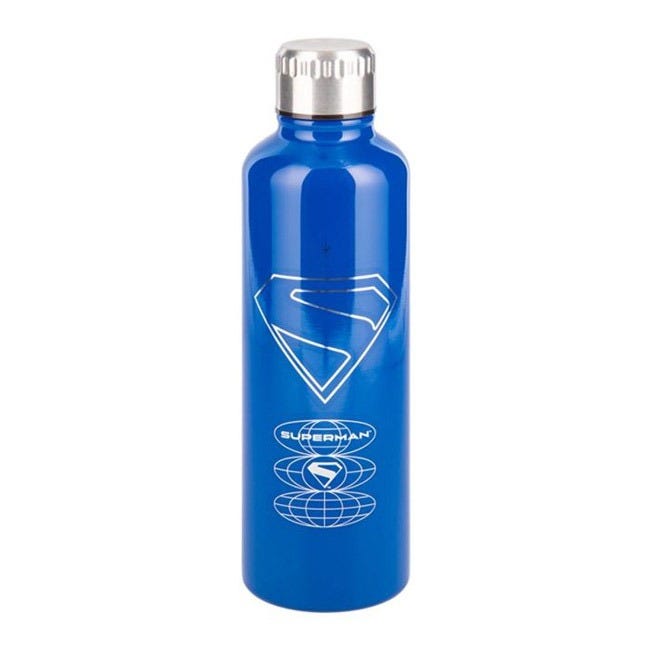 PALADONE SUPERMAN THEATRICAL METAL WATER BOTTLE