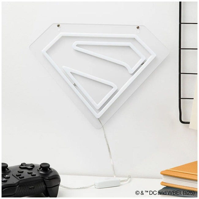 PALADONE SUPERMAN WALL MOUNTABLE LED NEON LIGHT