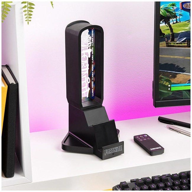 PALADONE FORTNITE DESK HEADPHONE STAND WITH LIGHT