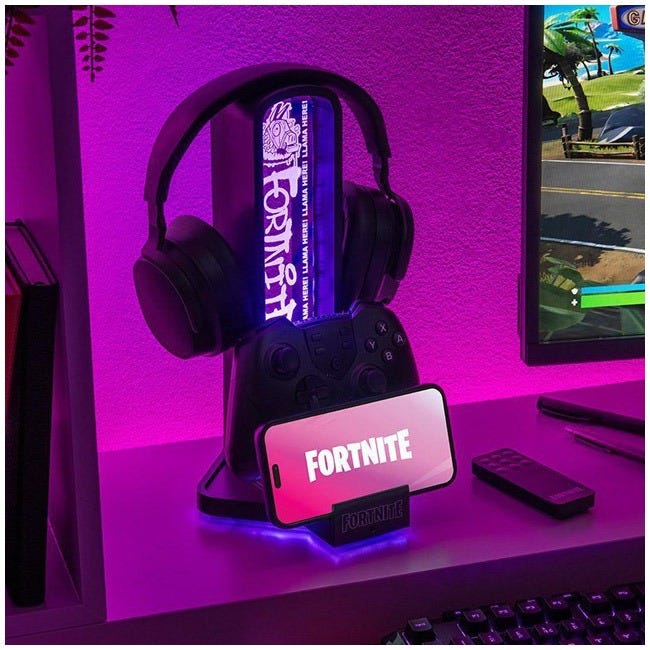 PALADONE FORTNITE DESK HEADPHONE STAND WITH LIGHT