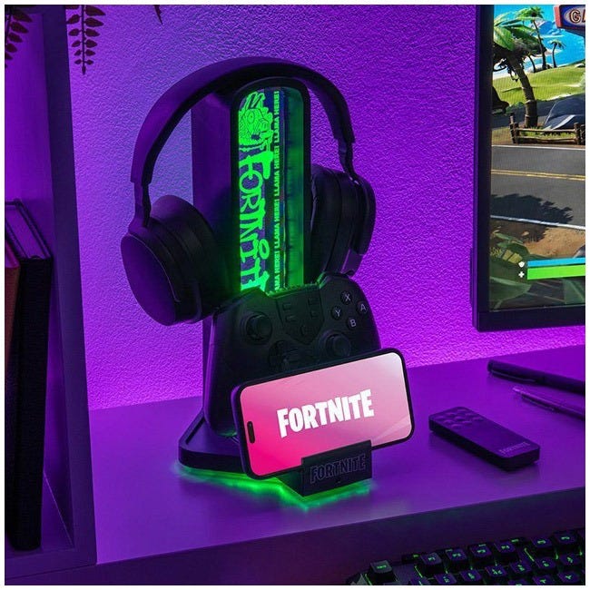 PALADONE FORTNITE DESK HEADPHONE STAND WITH LIGHT