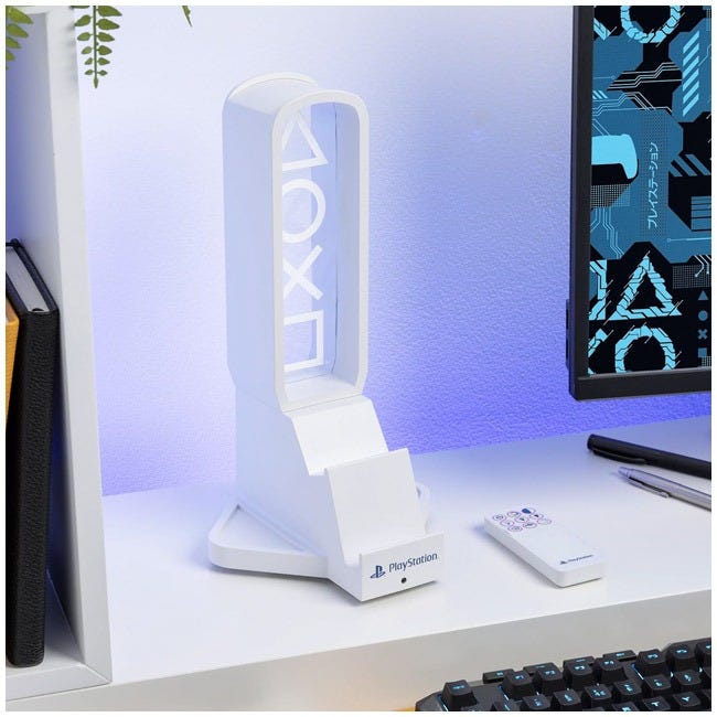 PALADONE PLAYSTATION DESK HEADPHONE STAND WITH LIGHT