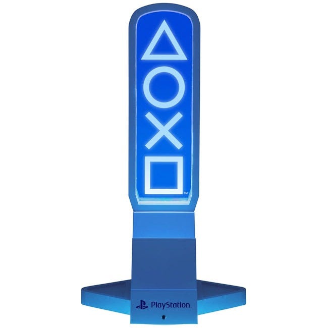 PALADONE PLAYSTATION DESK HEADPHONE STAND WITH LIGHT