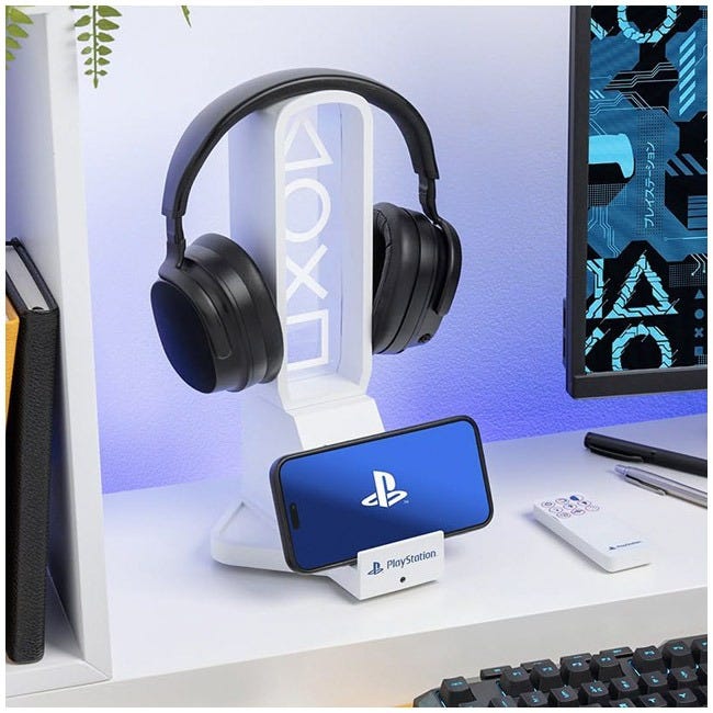 PALADONE PLAYSTATION DESK HEADPHONE STAND WITH LIGHT
