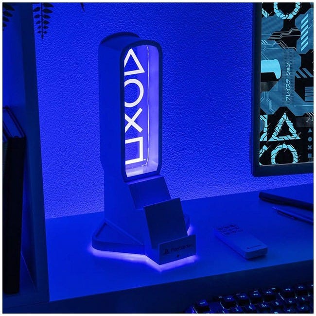 PALADONE PLAYSTATION DESK HEADPHONE STAND WITH LIGHT