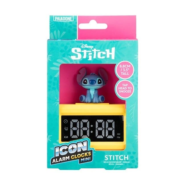 PALADONE STITCH MINI CHARACTER ALARM CLOCK