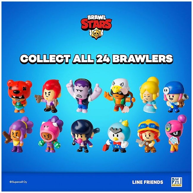 BRAWL STARS FIGURE BLISTER 5-PACK