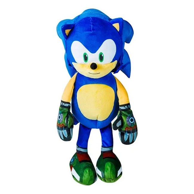 SONIC PLUSH BACKPACK 12INCH ASSORTED
