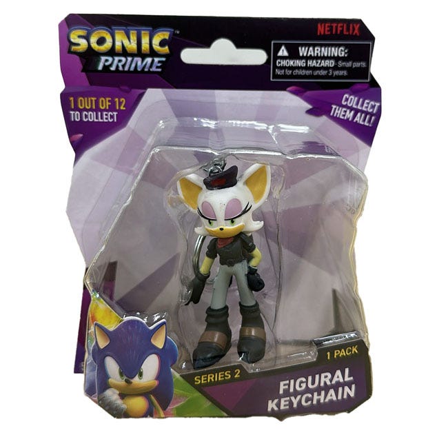 SONIC PRIME FIGURE KEY CHAIN BLISTER PACK ASSORTED