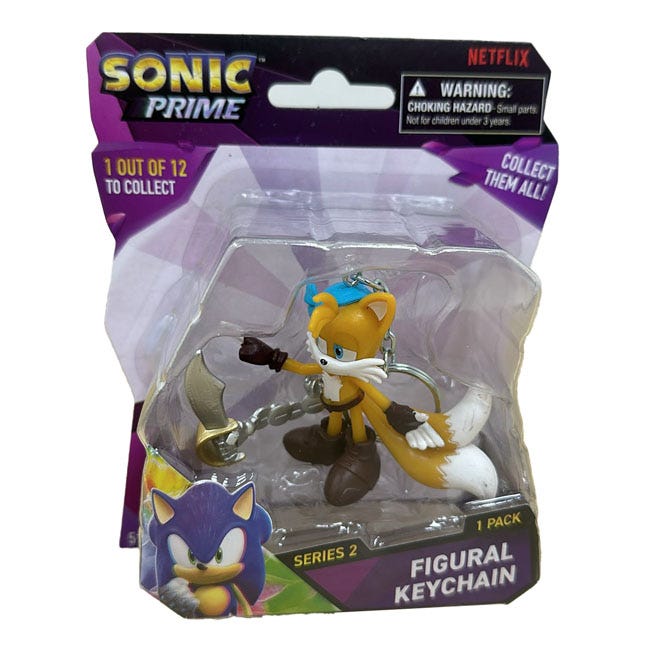 SONIC PRIME FIGURE KEY CHAIN BLISTER PACK ASSORTED