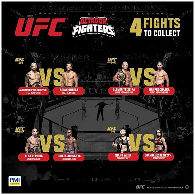 UFC 8-PACK COLLECTIBLE FIGHTS WINDOW BOX