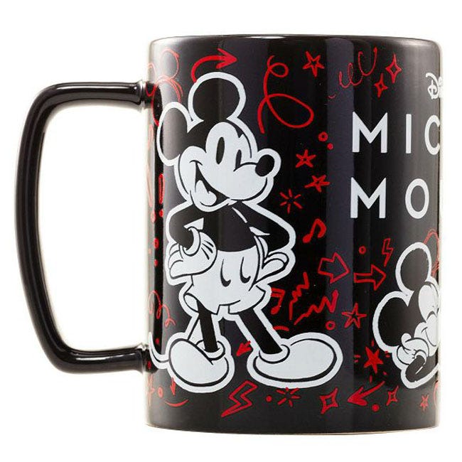 PYRAMID MICKEY MOUSE SMILE FUZZY MUG