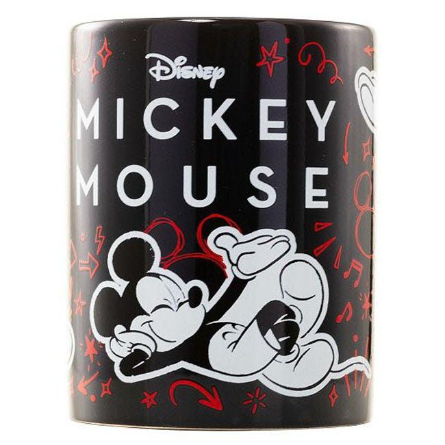 PYRAMID MICKEY MOUSE SMILE FUZZY MUG