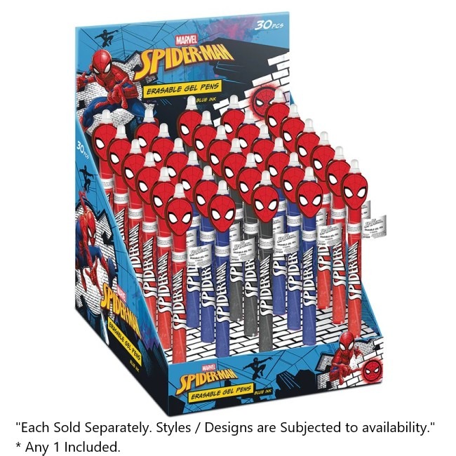 PYRAMID SPIDER-MAN (MASKS) ERASABLE GEL PENS