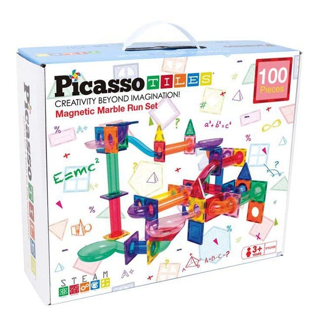 PICASSO MAGNETIC MARBLE RUN 100PCS