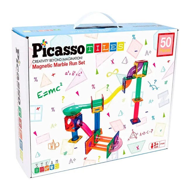 PICASSO MAGNETIC MARBLE RUN 50PCS