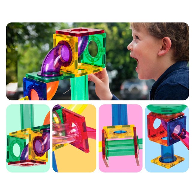 PICASSO MAGNETIC MARBLE RUN 50PCS