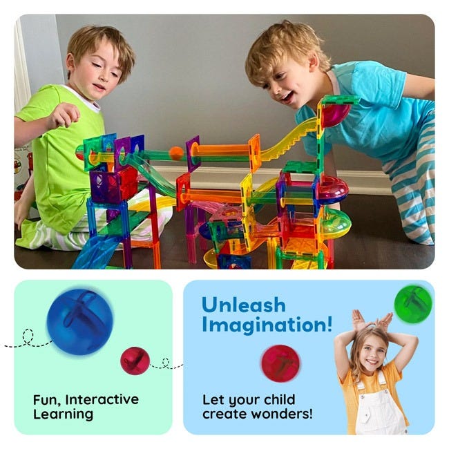 PICASSO MAGNETIC MARBLE RUN 71PCS
