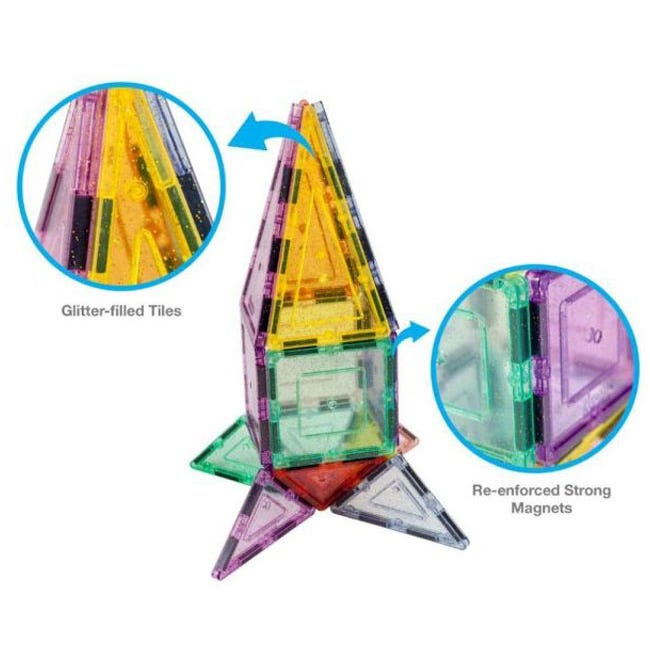 PICASSO MAGNETIC PASTEL GLITTER 48PCS