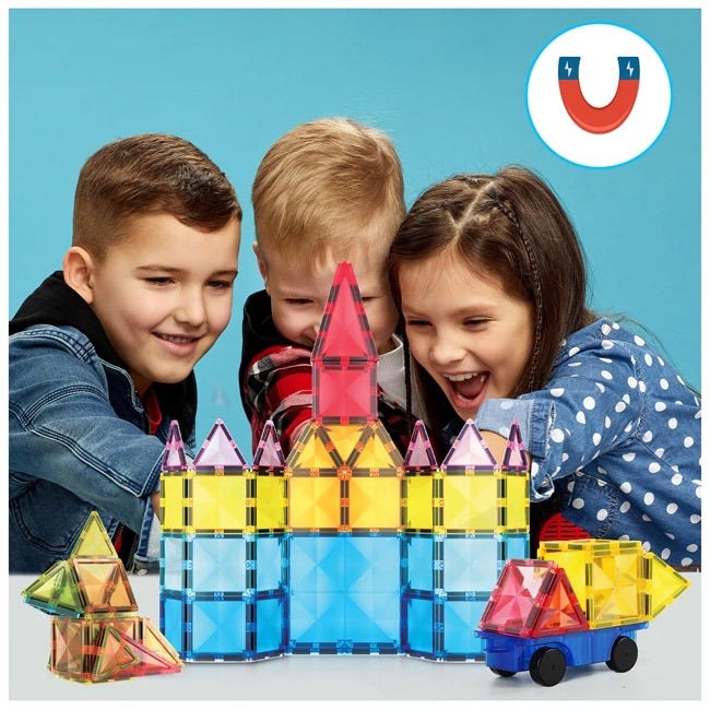 PICASSO MAGNETIC BRICKS AND TILES 63-PCS