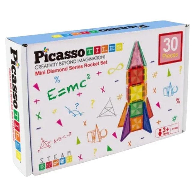 PICASSO MAGNETIC MINI DIAMOND ROCKET 30PCS